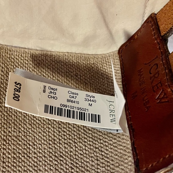 J.Crew Leather Wide Belt with Snaps - Picture 2 of 8